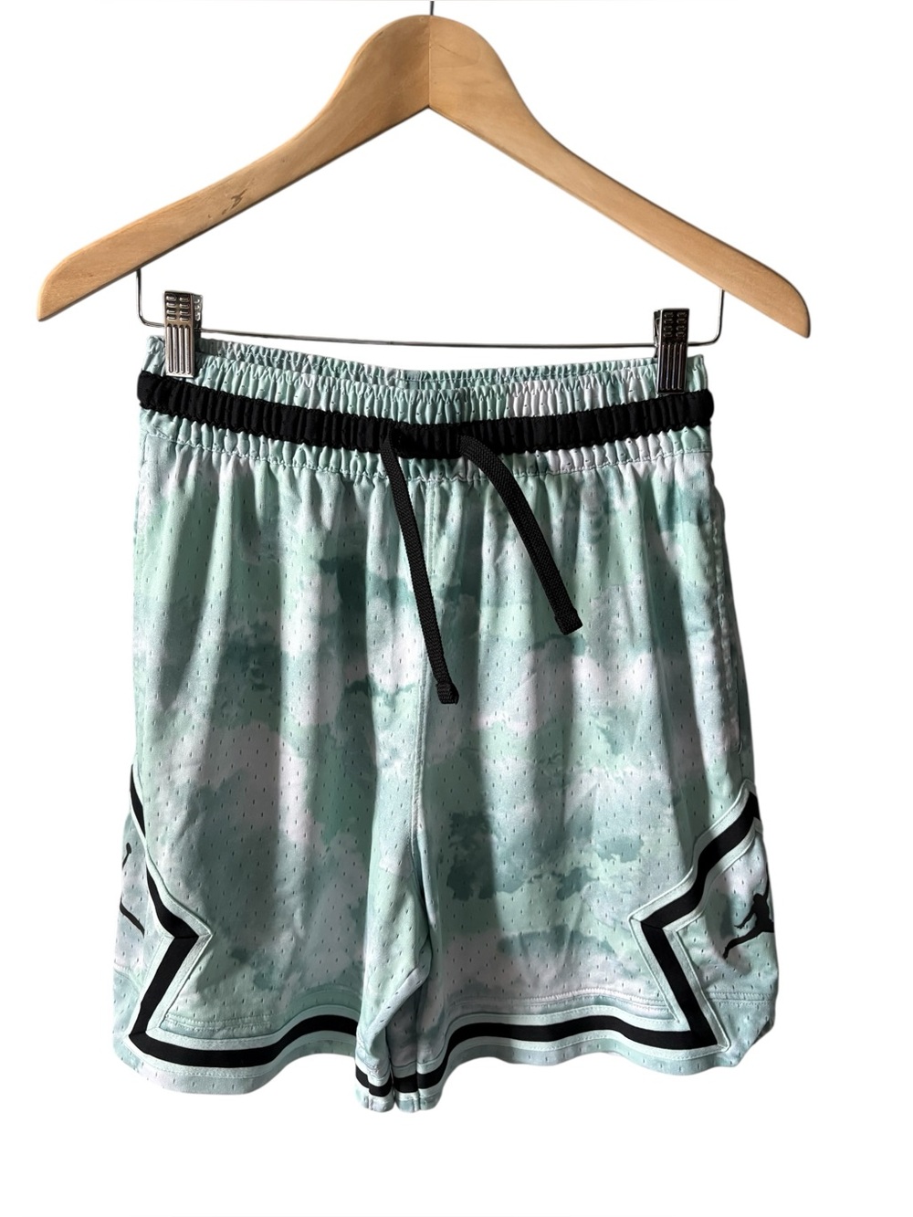 Jordan Dri-FIT Sport Diamond Shorts Men’s Medium Light Jade Ice Black